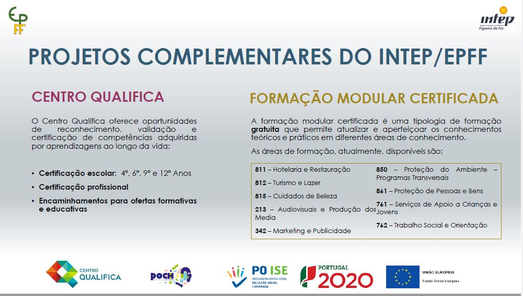 Imagem Projectos Complementares - Centro Qualifica - INTEP