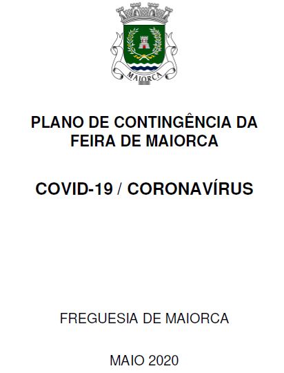 Imagem PLANO CONTINGÊNCIA COVID-19, FEIRA MAIORCA, 28 maio e seguintes